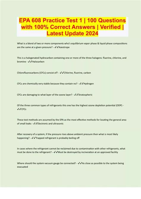 mainstream engineering epa practice test|epa 608 test answer key.